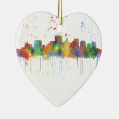 RICHMOND VIRGINIA SKYLINE KERAMISCH ORNAMENT (Rechts)