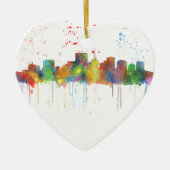 RICHMOND VIRGINIA SKYLINE KERAMISCH ORNAMENT (Voorkant)