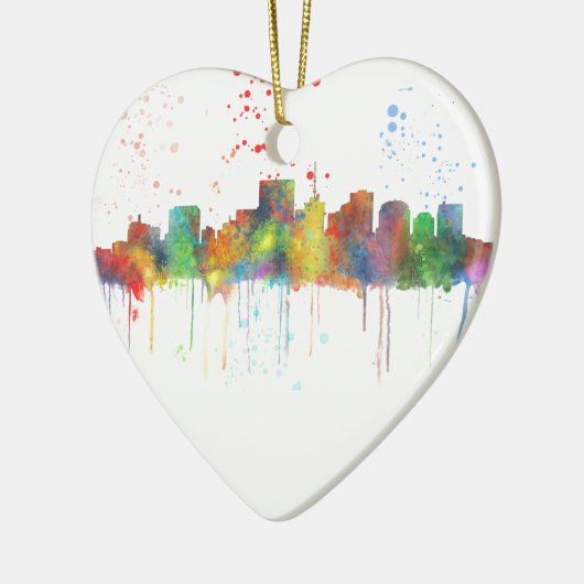 RICHMOND VIRGINIA SKYLINE KERAMISCH ORNAMENT (Links)