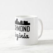 Richmond Virginia Skyline Koffiemok (Voorkant rechts)