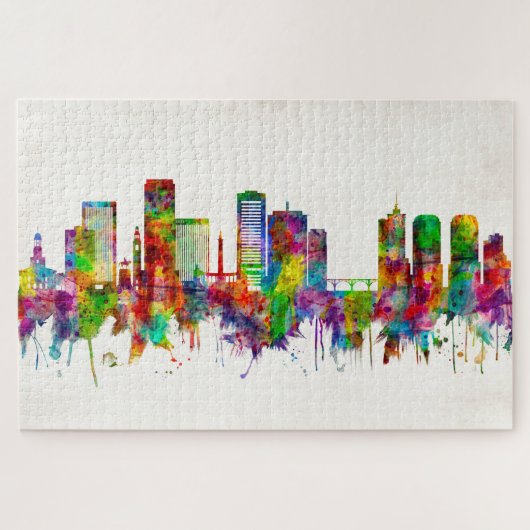 Richmond Virginia Skyline Legpuzzel (Horizontaal)