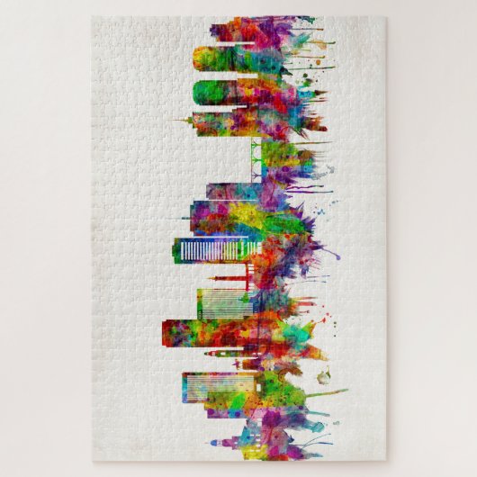 Richmond Virginia Skyline Legpuzzel (Verticaal)