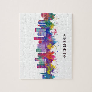 Richmond Virginia Skyline Legpuzzel