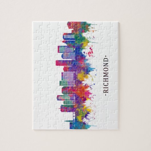 Richmond Virginia Skyline Legpuzzel (Verticaal)