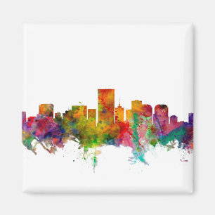 Richmond Virginia Skyline Magneet