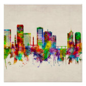 Richmond Virginia Skyline Perfect Poster (Voorkant)