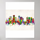 Richmond Virginia Skyline Poster (Voorkant)