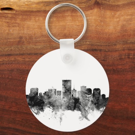 Richmond Virginia Skyline Sleutelhanger (Voorkant)