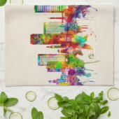 Richmond Virginia Skyline Theedoek (Gevouwen)