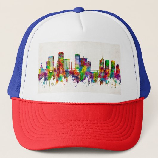 Richmond Virginia Skyline Trucker Pet (Voorkant)