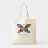 Richmond Virginia Souvenir Butterfly Graphic Tote Bag (Achterkant)
