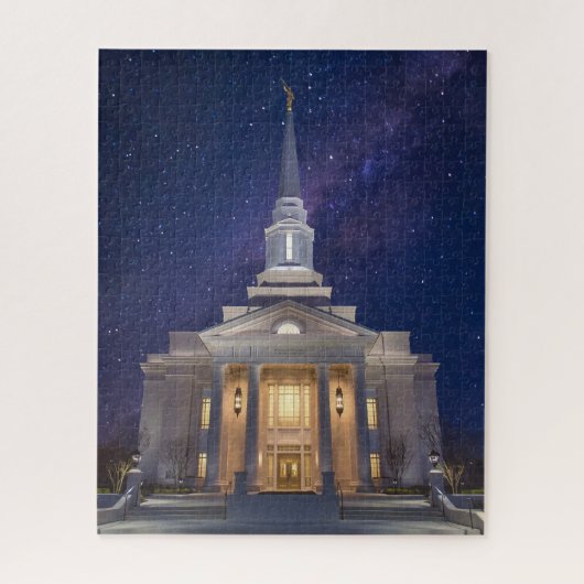 Richmond Virginia Temple Composite Jigzaag Puzzle Legpuzzel (Verticaal)
