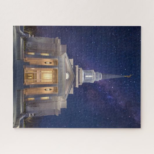 Richmond Virginia Temple Composite Jigzaag Puzzle Legpuzzel (Horizontaal)