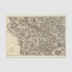 Richmond, Virginia Tissuepapier