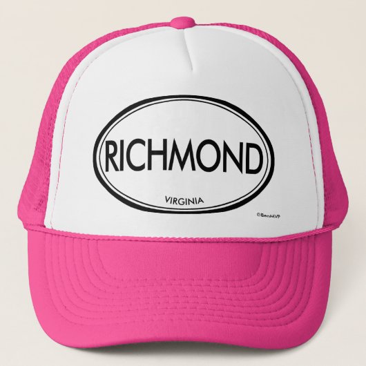 Richmond, Virginia Trucker Pet (Voorkant)