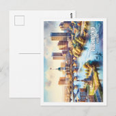 Richmond Virginia USA Famous Place waterverf Briefkaart (Voorkant / Achterkant)