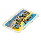 Richmond Virginia VA Old Vintage Travel Briefkaart Magneet (Linkerzijde)