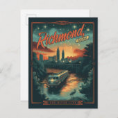 Richmond, Virginia Vintage Briefkaart (Voorkant / Achterkant)