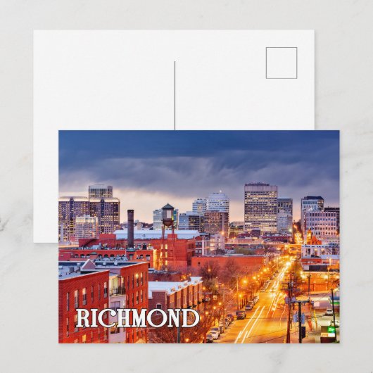 Richmond, Virginia, VS Briefkaart (Voorkant / Achterkant)