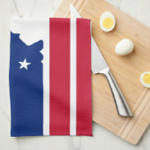 Richmond vlag Verenigde Staten Virginia Theedoek (Quarter Fold)