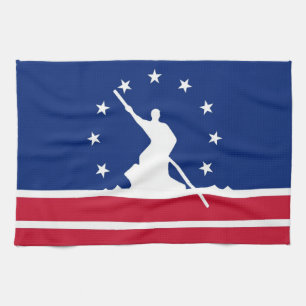 Richmond vlag Verenigde Staten Virginia Theedoek