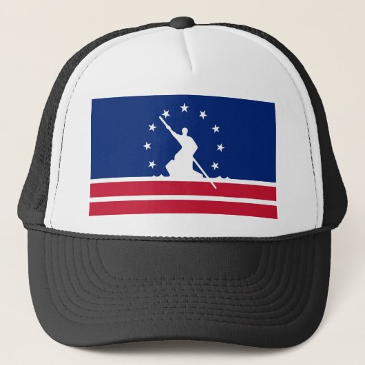 Richmond vlag Verenigde Staten Virginia Trucker Pet (Voorkant)