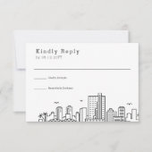 Richmond Wedding | Stijlvolle Skyline RSVP (Voorkant)