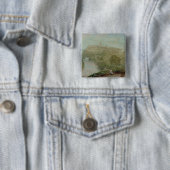 Richmond, Yorkshire Vierkante Button 5,1 Cm (In situ)