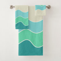 Richt de Reeks van de Towel van de Bath van Golven