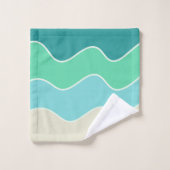 Richt de Reeks van de Towel van de Bath van Golven Bad Handdoek (Wasdoekje)