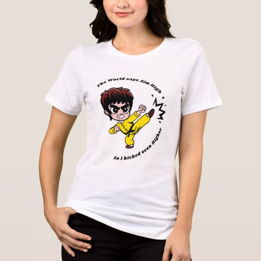 Richt Hoge Motivatie T-shirt (Voorkant)