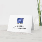 Richt hoog, Bereik voor de lucht! notecard Kaart (Achterkant)