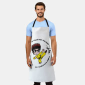 Richt hoog Motivatie Schort (Gedragen)