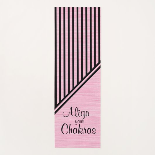 Richt je Chakras Pink Yoga Mat (Voorkant)