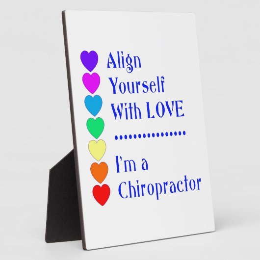Richt je jezelf op liefde - ik ben een Chiropracto Fotoplaat (Zijkant)