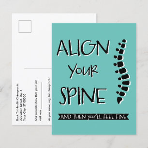 Richt je rug op en dan voel je je een goede beker  briefkaart