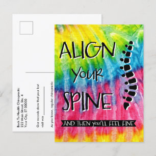 Richt je rug op en dan voel je je goed Chiro Briefkaart