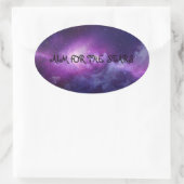 RICHT OP DE STERREN STICKER (Tas)