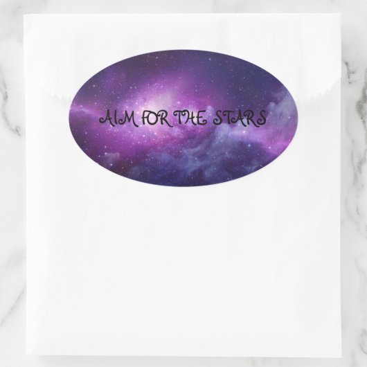 RICHT OP DE STERREN STICKER (Tas)