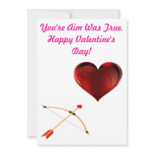 Richt op een echte Valentijnsdag Kaart