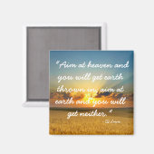 Richt op Heaven CS Lewis citaatmagneet Magneet (Voorkant / Achterkant)