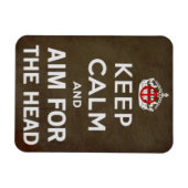 RICHT OP HET HOOFD MAGNEET (Horizontaal)