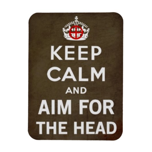 RICHT OP HET HOOFD MAGNEET (Verticaal)