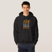 Richt Schiet Zweer Boogschutter Boogschutter Boogj Hoodie (Voorkant volledig)