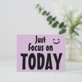 Richt u alleen op het Inspirerend Citaat Print Cut Briefkaart (Staand voorkant)