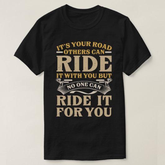 Richt uw Inspirerend prijsaanduiding op de weg T-shirt (Design voorkant)