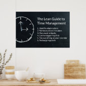 Richt uw leven op: de leidende gids voor tijdbehee poster (Keuken)
