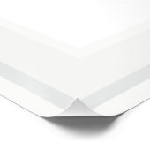 Richt uw ruggengraat 20 x 20 inch, Poster (halfgla (Hoek)