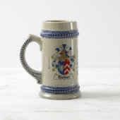 Richter Family Crest Stein Bierpul (Links)