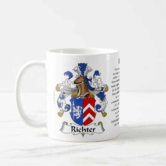 Richter Family German Coat of Arms Mok (Links)